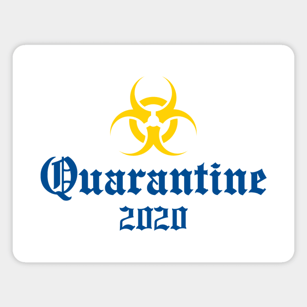 Quarantine 2020 Magnet by WMKDesign